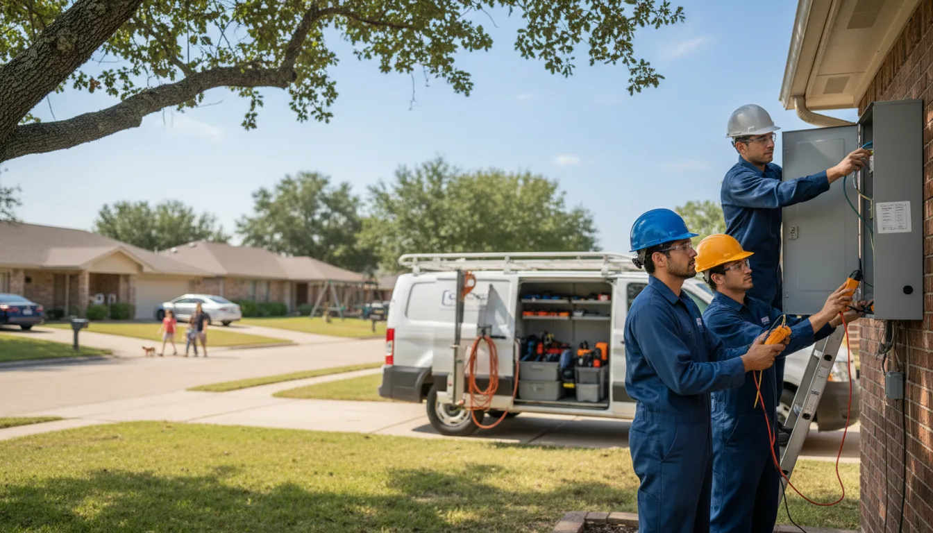 Certified electrician providing emergency electrical services in Little Chute, WI